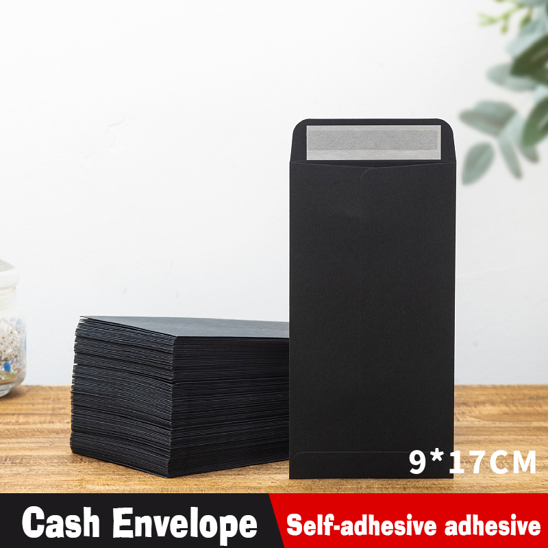Letter Envelope Kraft - 50pcs Envelopes Kraft Black for Cash