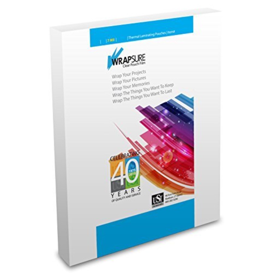 Document Laminator Pouch - Menu-size thermal laminating pouches: thick clear