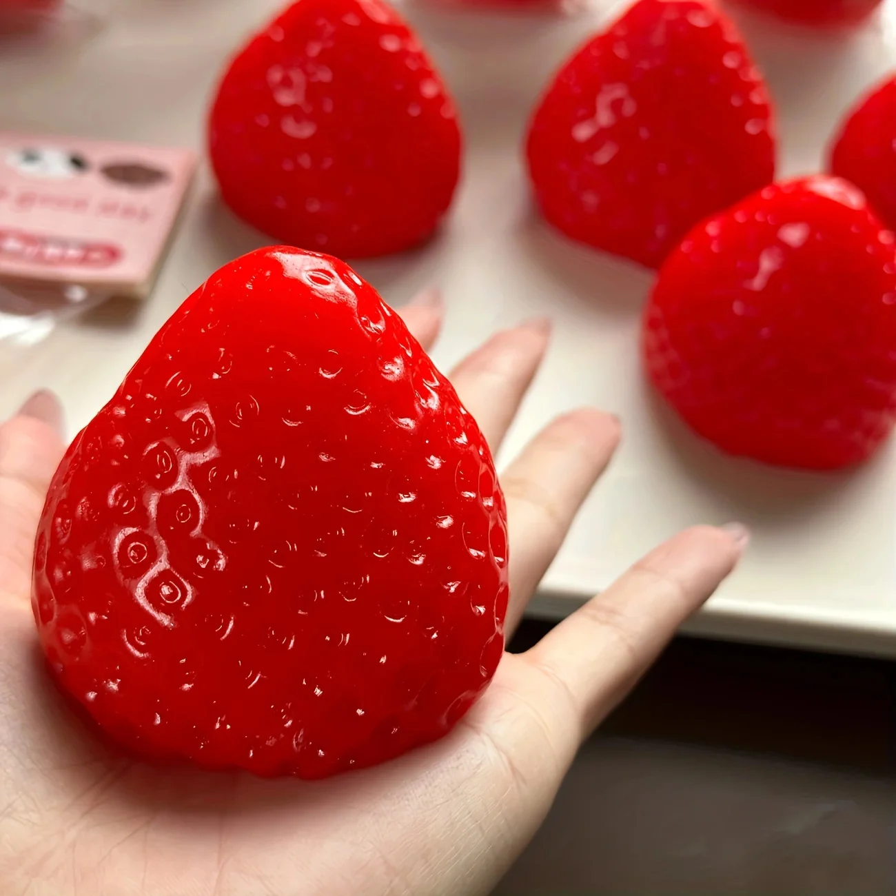 Stationery Warehouse - Strawberry Taba Squishy Fidget Toy -