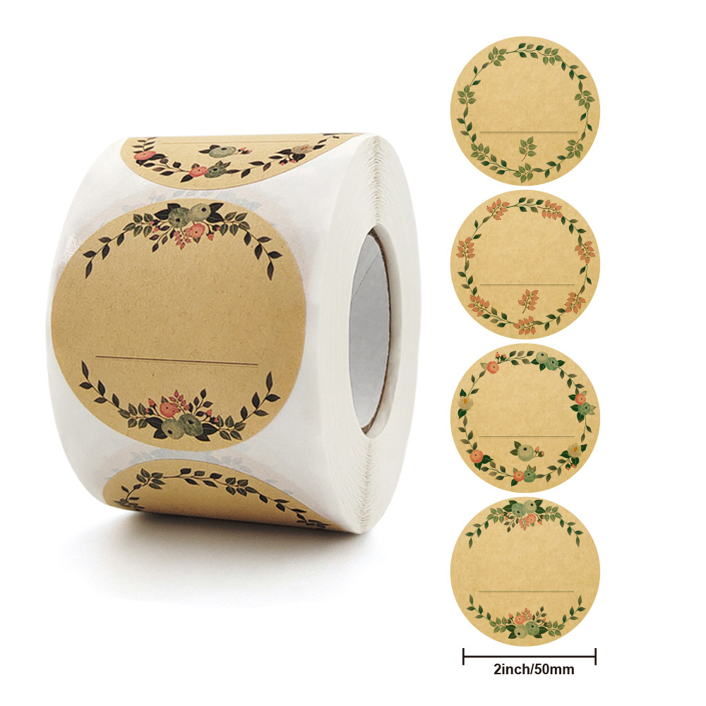 50-500Pcs 2 Inch 5cm Kraft Pap - Cardstock Paper Pack recension och pris