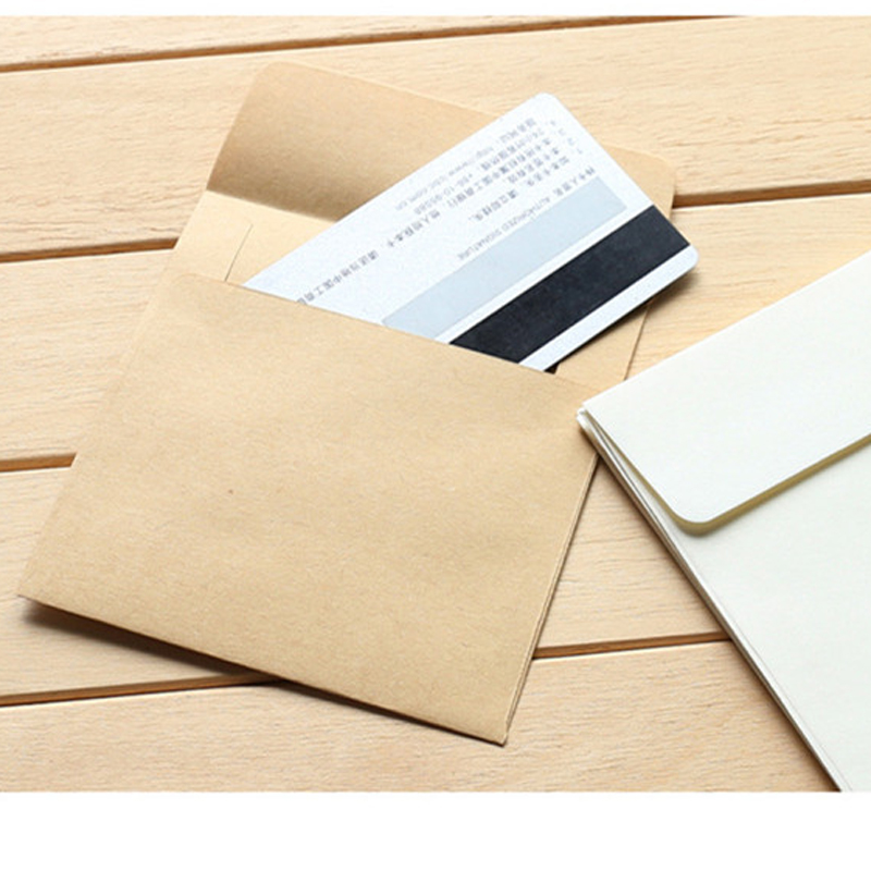 High Quality 10 pcs/Lot Mini 1 - Letter Envelope Kraft recension och pris