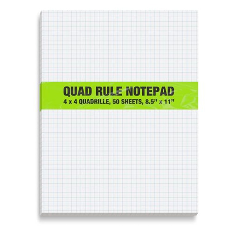 Graph Paper Pad 8.5 x 11 50 Sh - Graph Paper Pad recension och pris