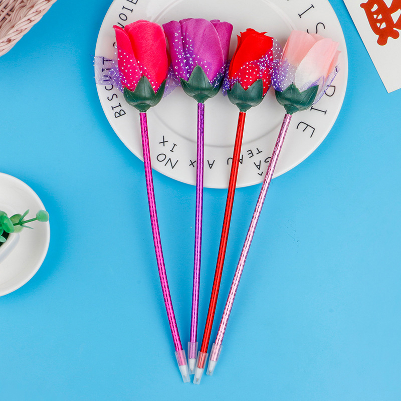 10Pcs Rose Ballpoint Pen Creat - Stationery Warehouse recension och pris