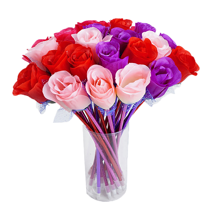 10Pcs Rose Ballpoint Pen Creat - Stationery Warehouse recension och pris