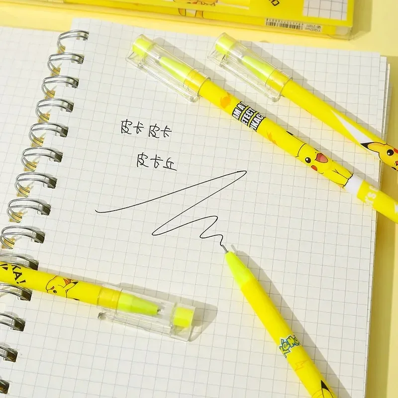 12Pcs Pokemon Pikachu Erasable - Office Supply Office Stationery Items recension och pris