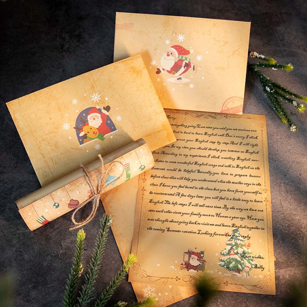 Party Vintage Greeting Card Sa - Letter Envelope Kraft recension och pris