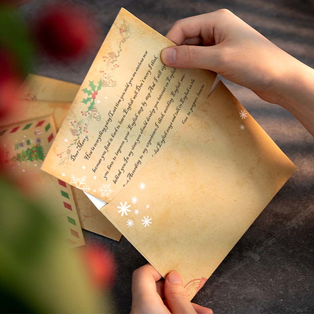 Party Vintage Greeting Card Sa - Letter Envelope Kraft recension och pris