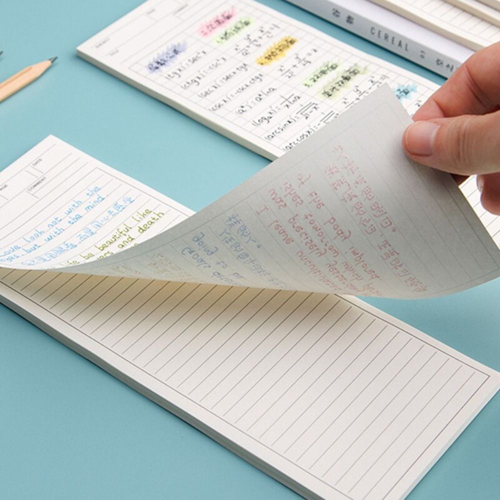 Simple Non-sticky Long Notepad - Graph Paper Pad recension och pris