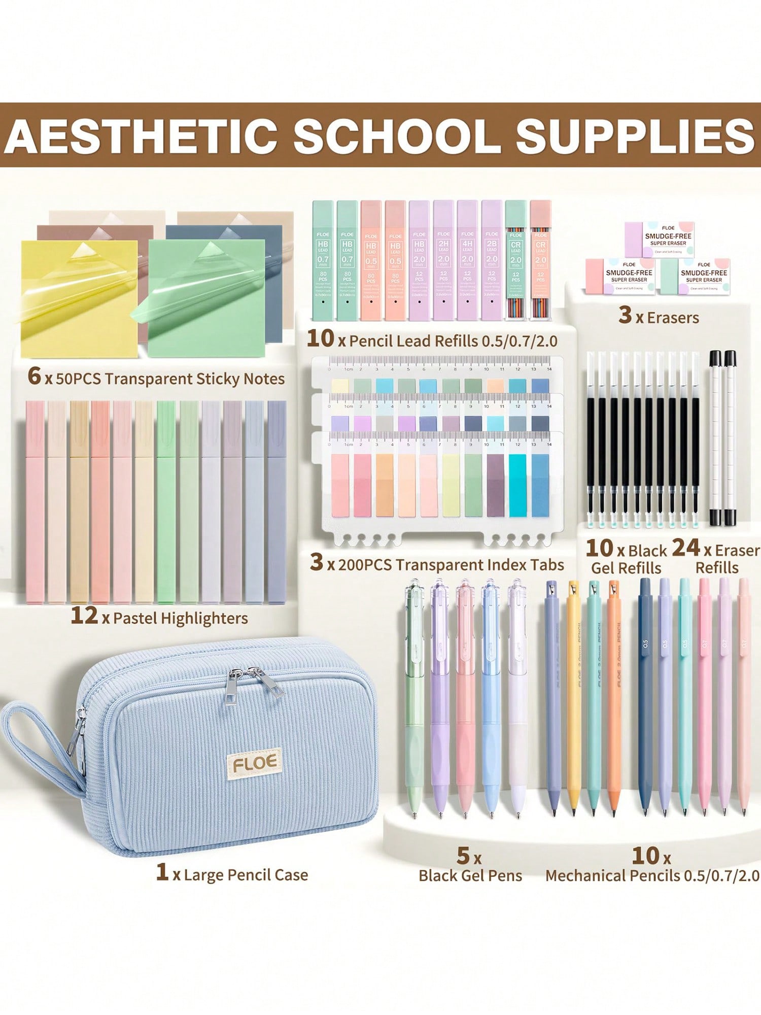 62PCS Large Capacity Pencil Po - Gel Ink Pen Set recension och pris