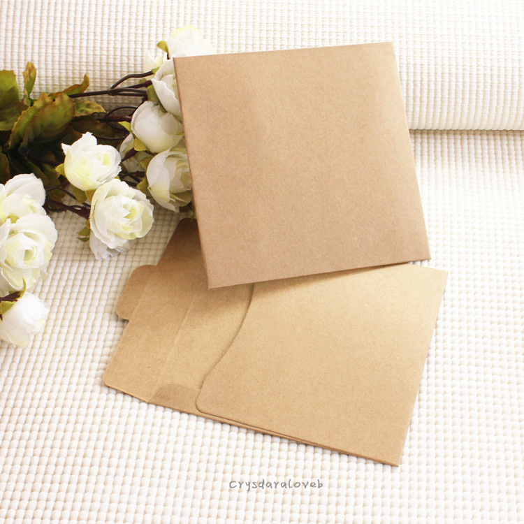 50/100Pcs Brown Vintage Kraft  - Letter Envelope Kraft recension och pris