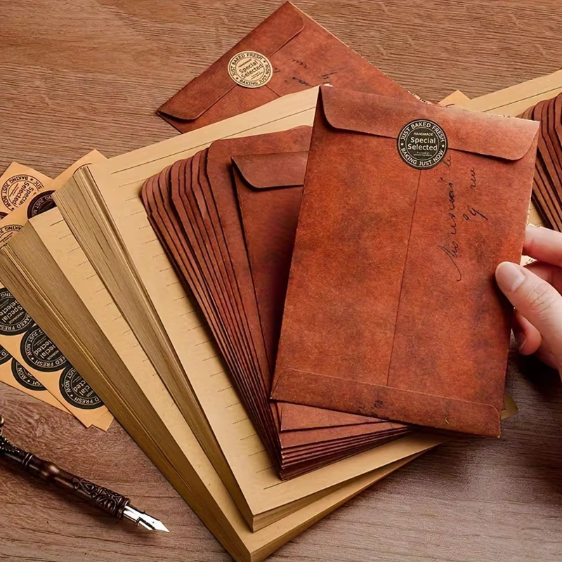 10pcs Vintage Kraft Paper Enve - Letter Envelope Kraft recension och pris
