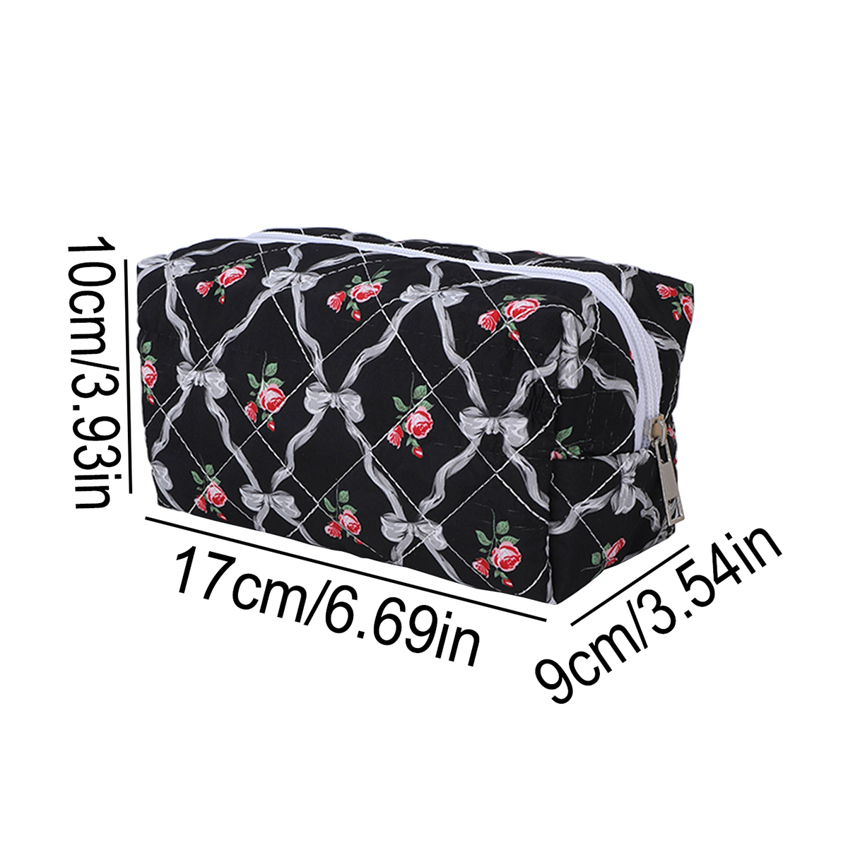 Cartoon print rose pencil case - Office Supply Office Stationery Items recension och pris