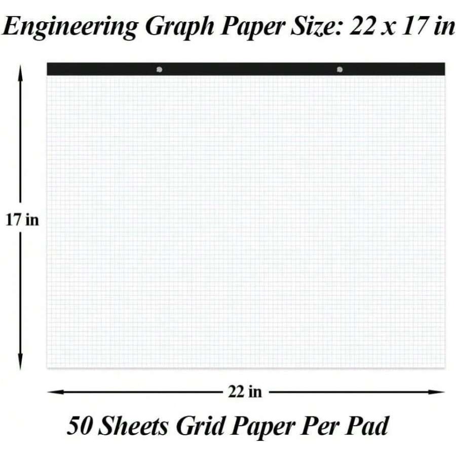 Large Engineering Graph Paper  - Graph Paper Pad recension och pris