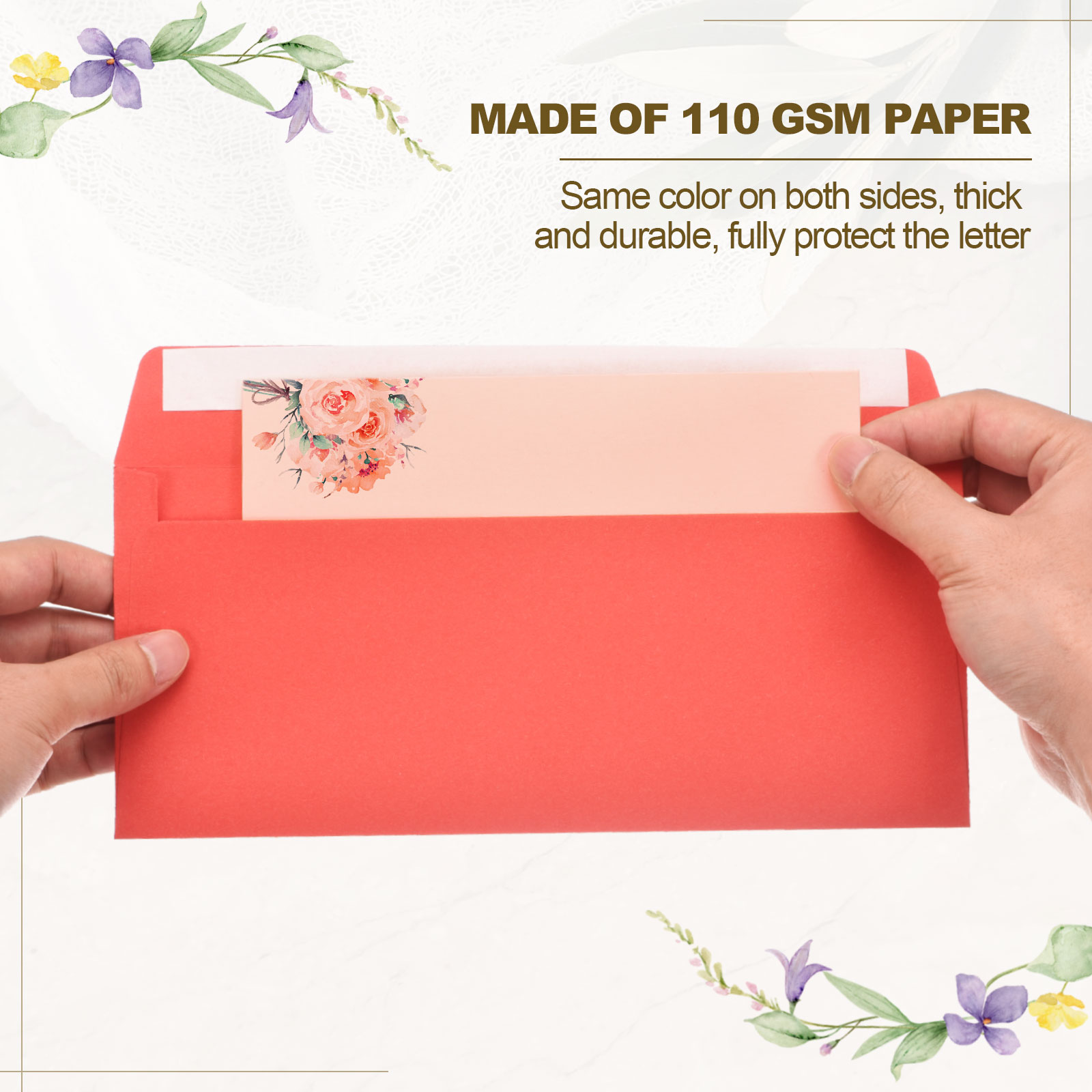 24Pcs 24.1cmx10.5cm Colored Se - Letter Envelope Kraft recension och pris
