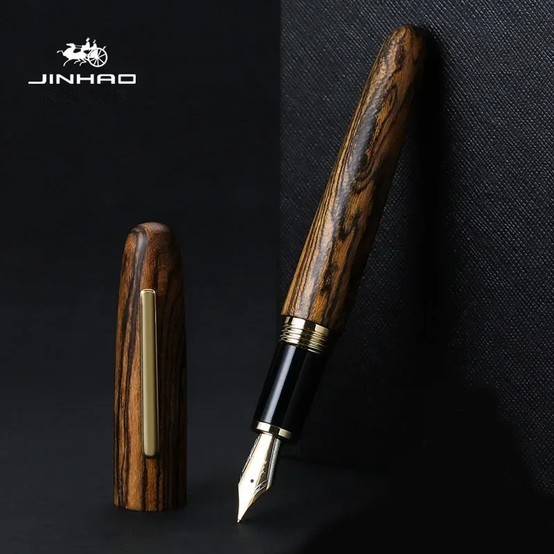Jinhao 9056 Natural Wood Handm - Office Stationery Supply Business recension och pris
