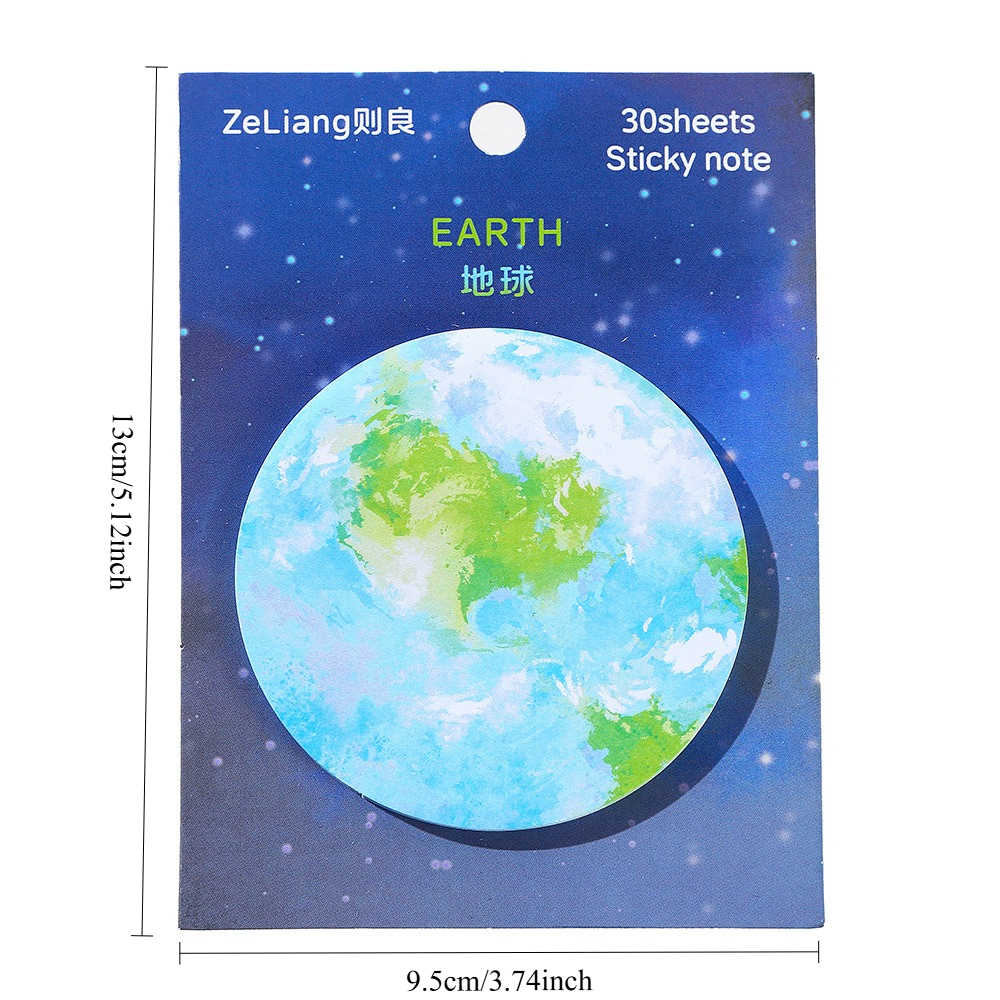 Moon Earth Sticky Notes Cute F - Sticky Note Cube recension och pris