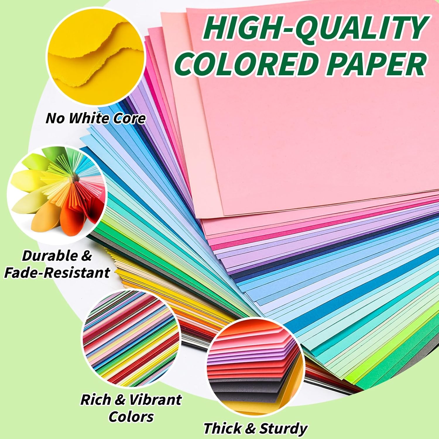 4x6 Cardstock 50 Colors 200 Pa - Cardstock Paper Pack recension och pris
