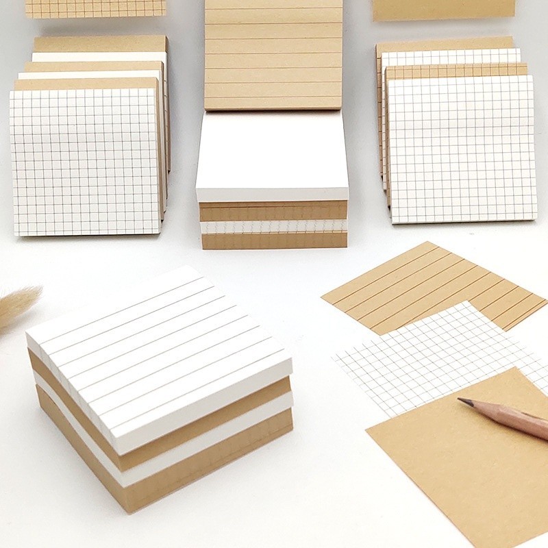 80 Sheets Memo Pad Sticky Note - Graph Paper Pad recension och pris