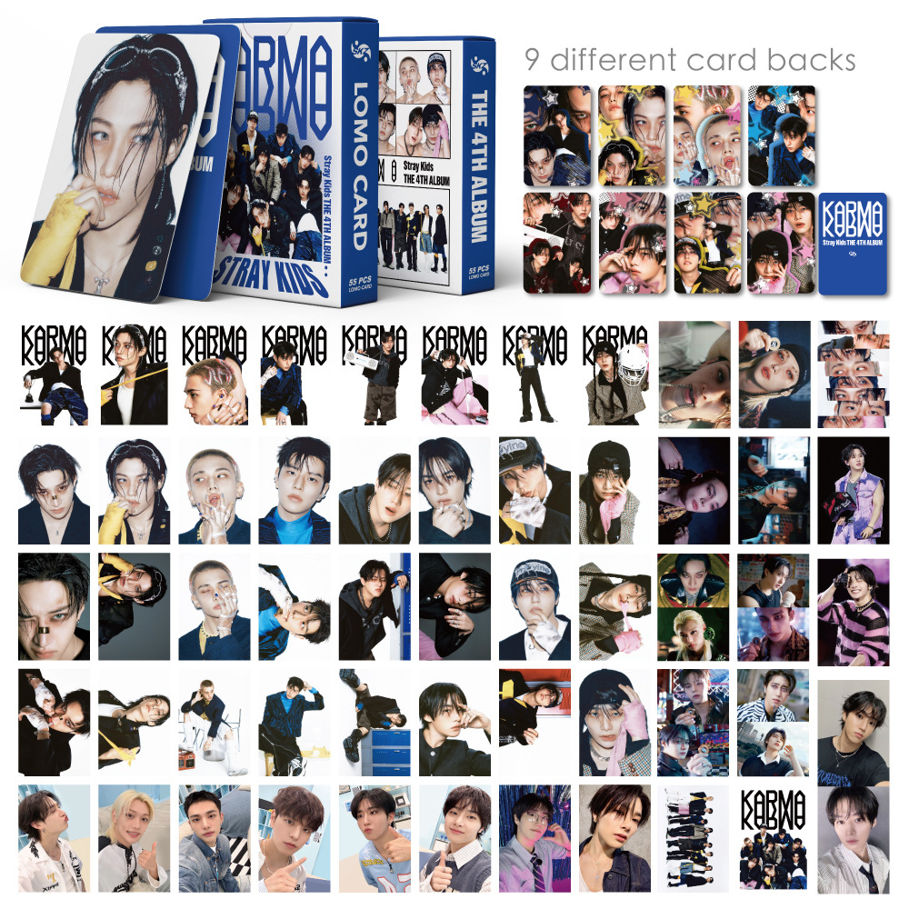 55PCS KPOP new Stray Kids Albu - Cardstock Paper Pack recension och pris