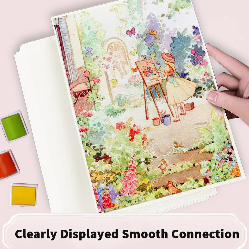 A4 Watercolor Paper 50 Sheets  - Cardstock Paper Pack recension och pris