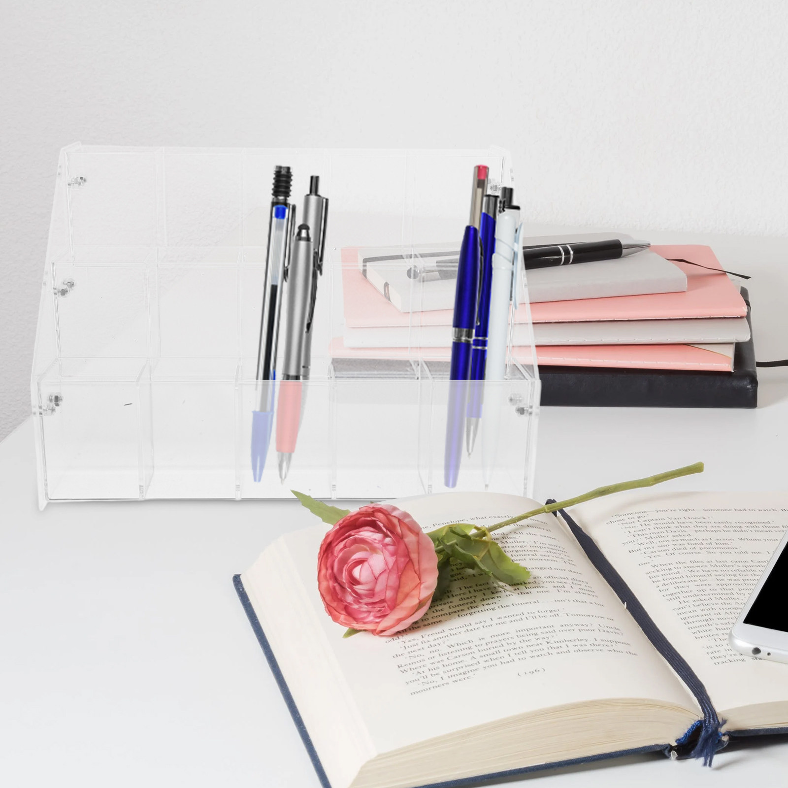 Acrylic Pen Display Stand Clea - Stationery Office And School Supply Stores recension och pris