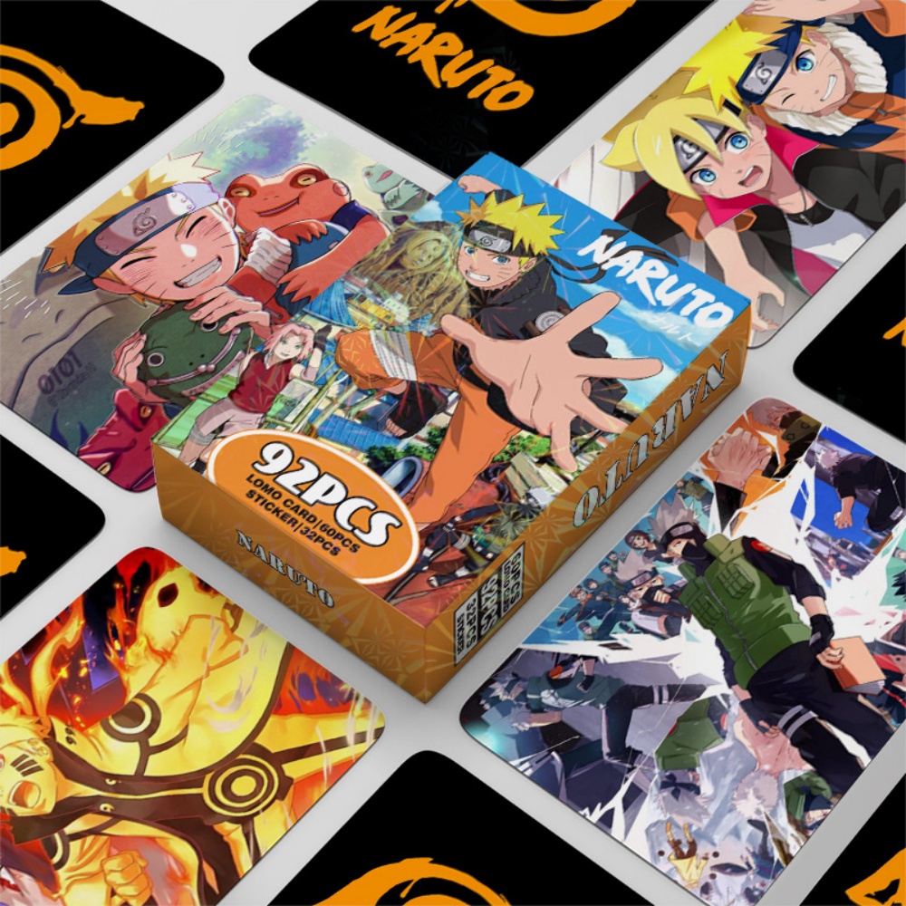 Naruto 92PCS Collectible Card  - Cardstock Paper Pack recension och pris