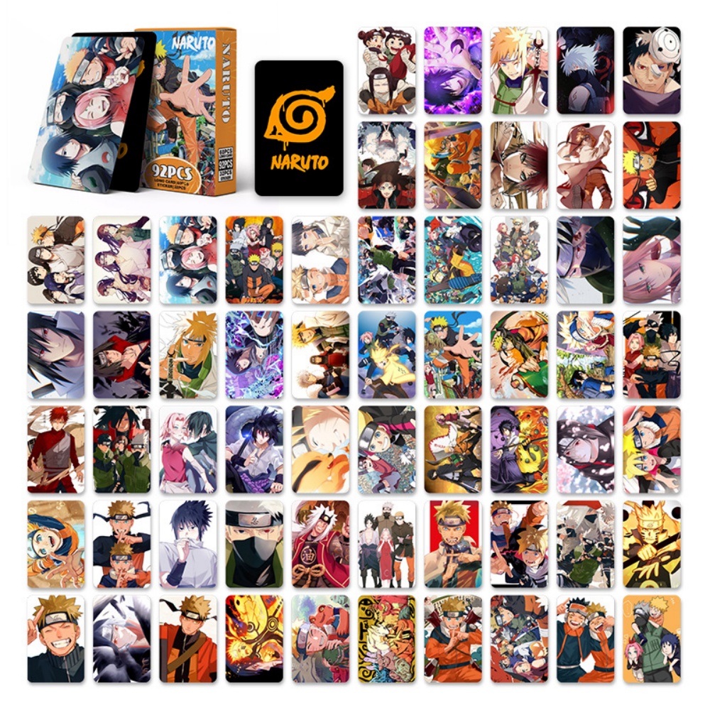 Naruto 92PCS Collectible Card  - Cardstock Paper Pack recension och pris