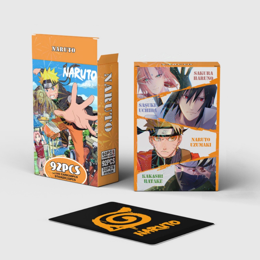 Naruto 92PCS Collectible Card  - Cardstock Paper Pack recension och pris