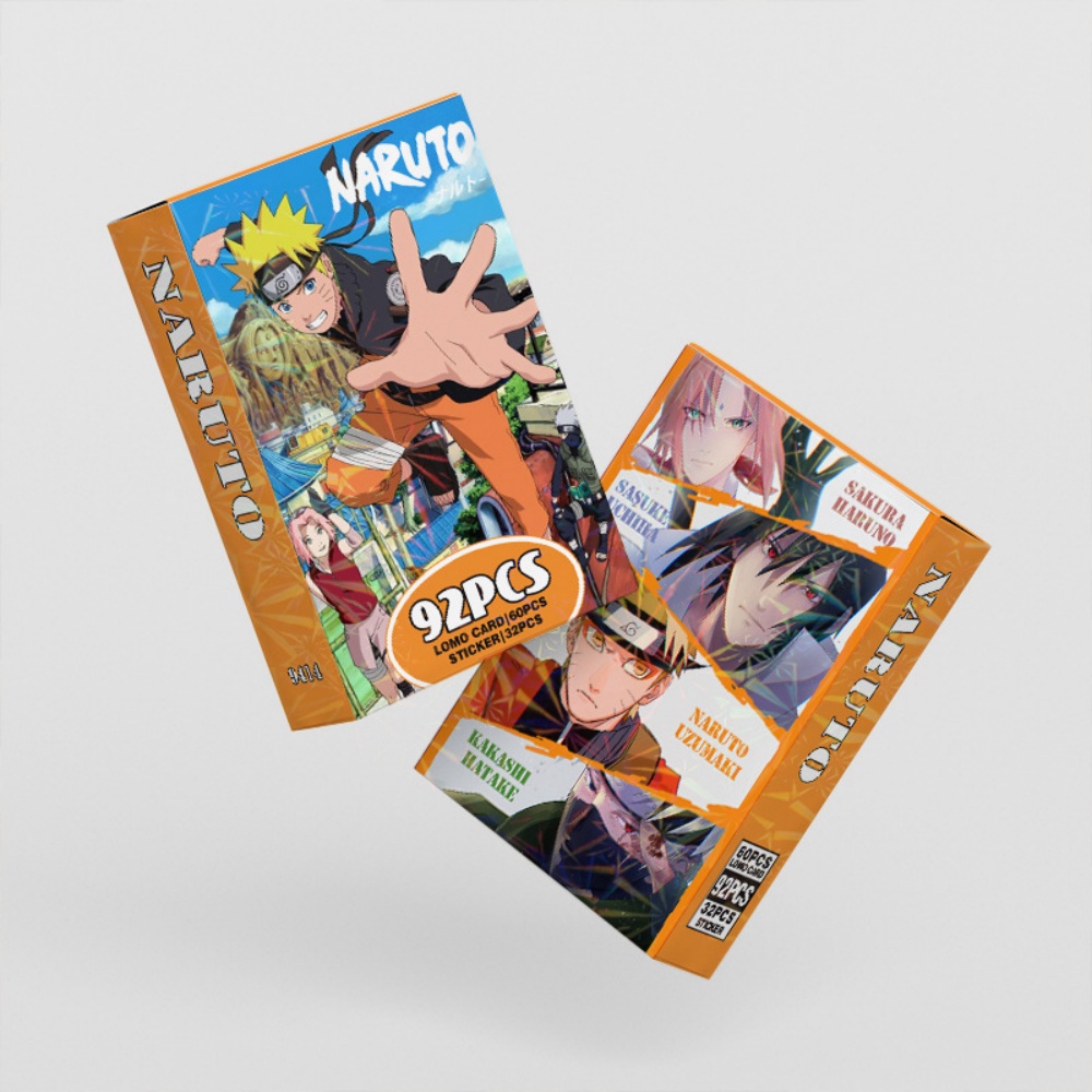 Naruto 92PCS Collectible Card  - Cardstock Paper Pack recension och pris