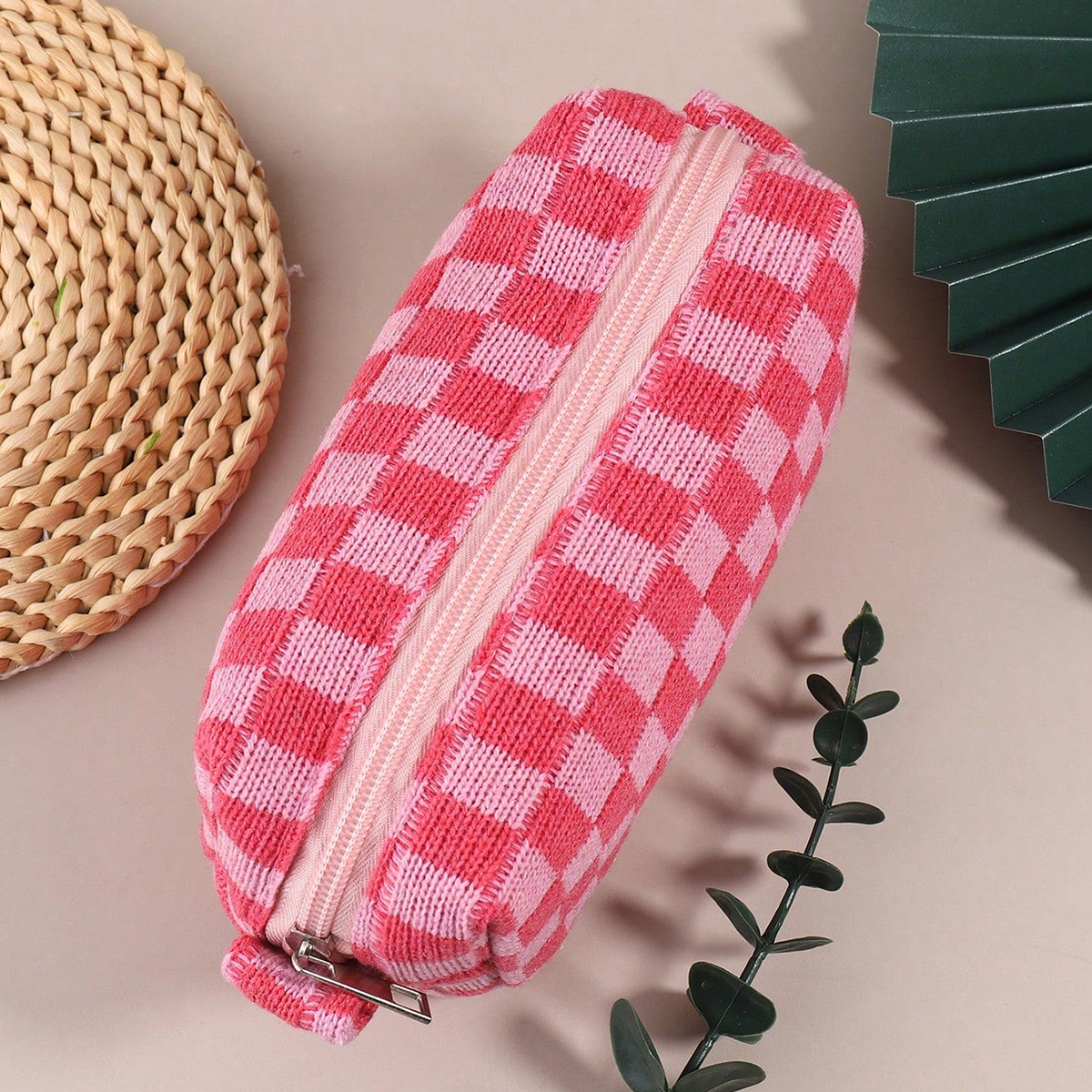 1PC Pink Checkered Single-Laye - Stationery Office And School Supply Stores recension och pris