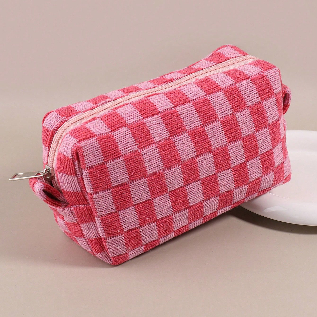 1PC Pink Checkered Single-Laye - Stationery Office And School Supply Stores recension och pris