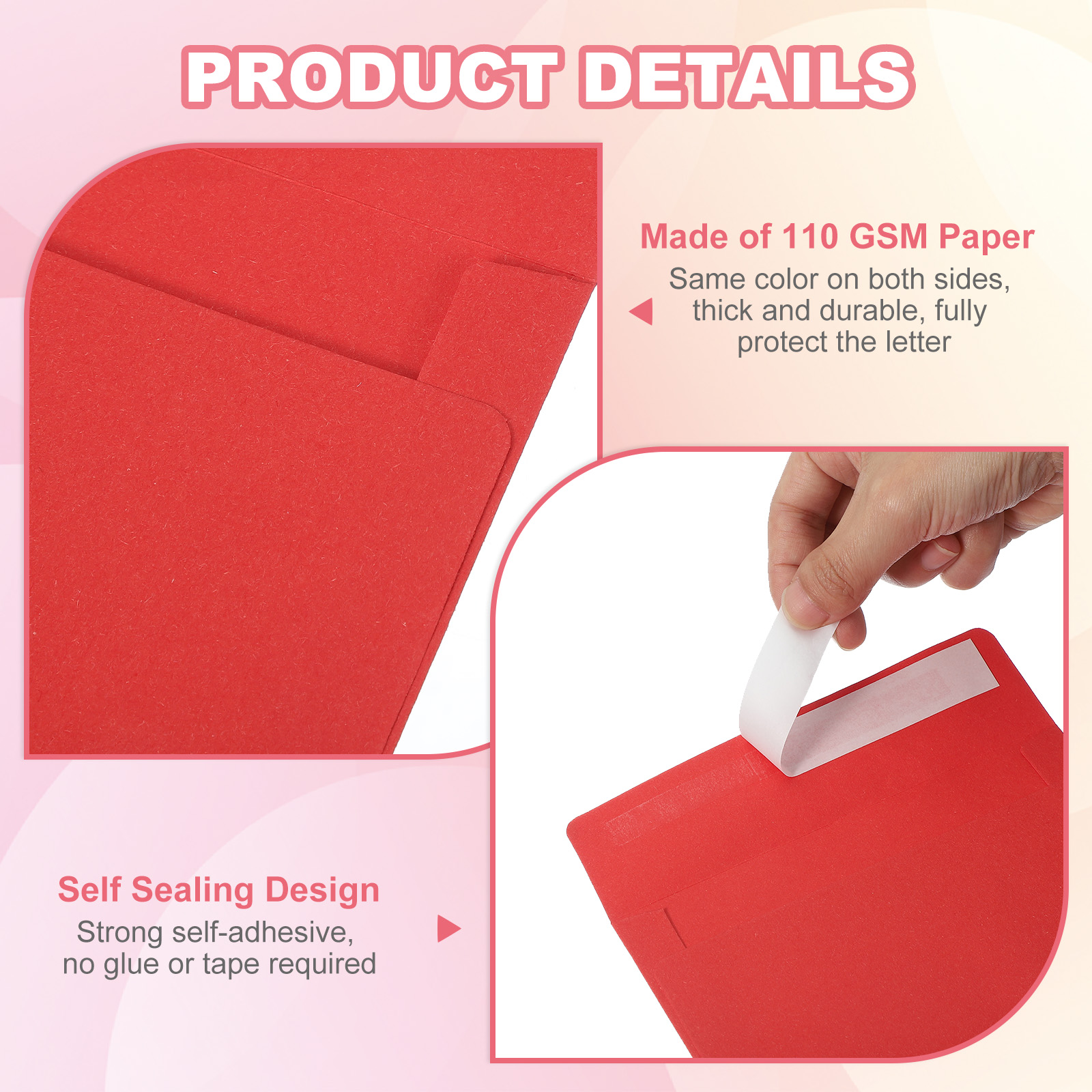 24Pcs A2 Envelopes Self Seal 1 - Letter Envelope Kraft recension och pris
