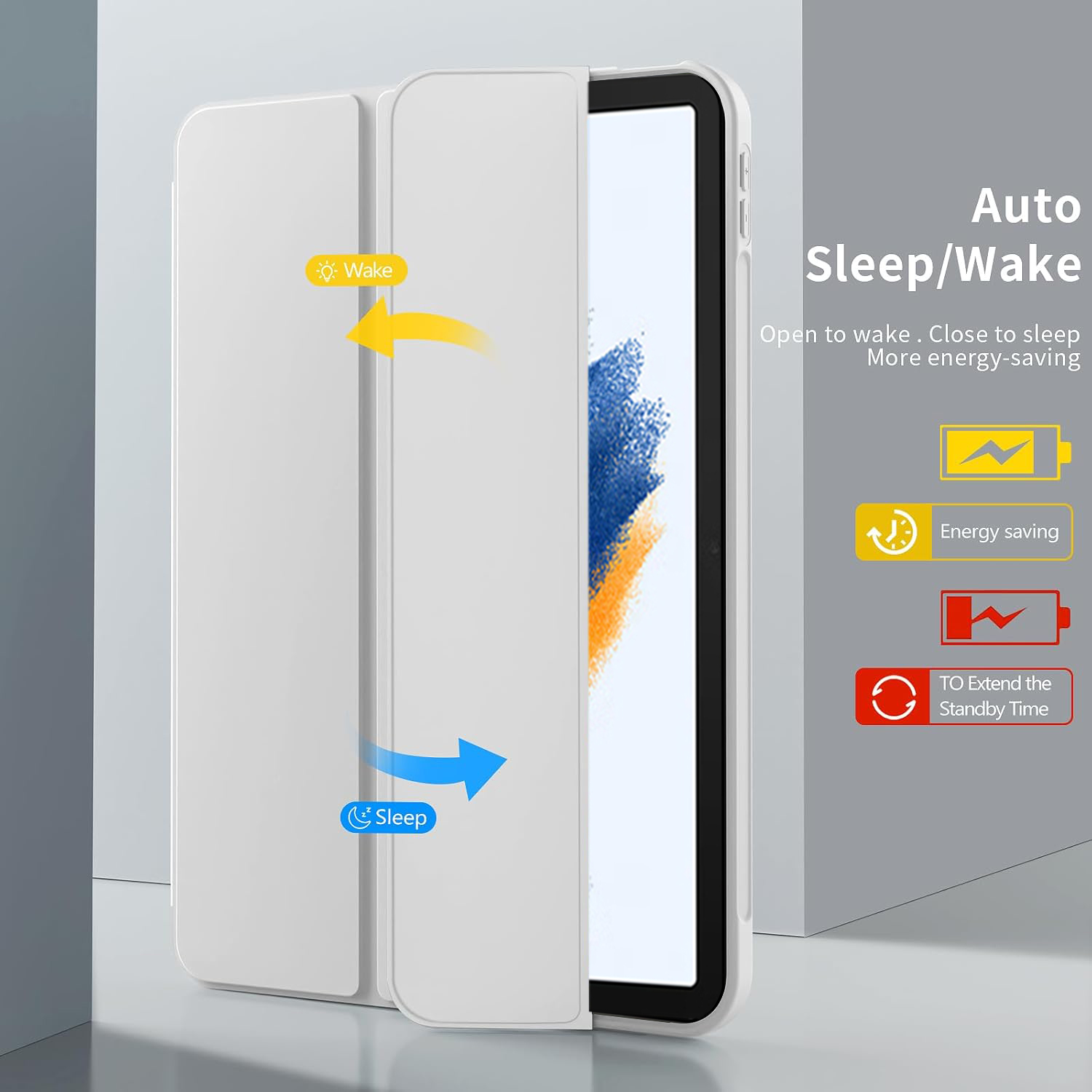Tri-fold Flip Case For Samsung - Sticky Note Cube recension och pris