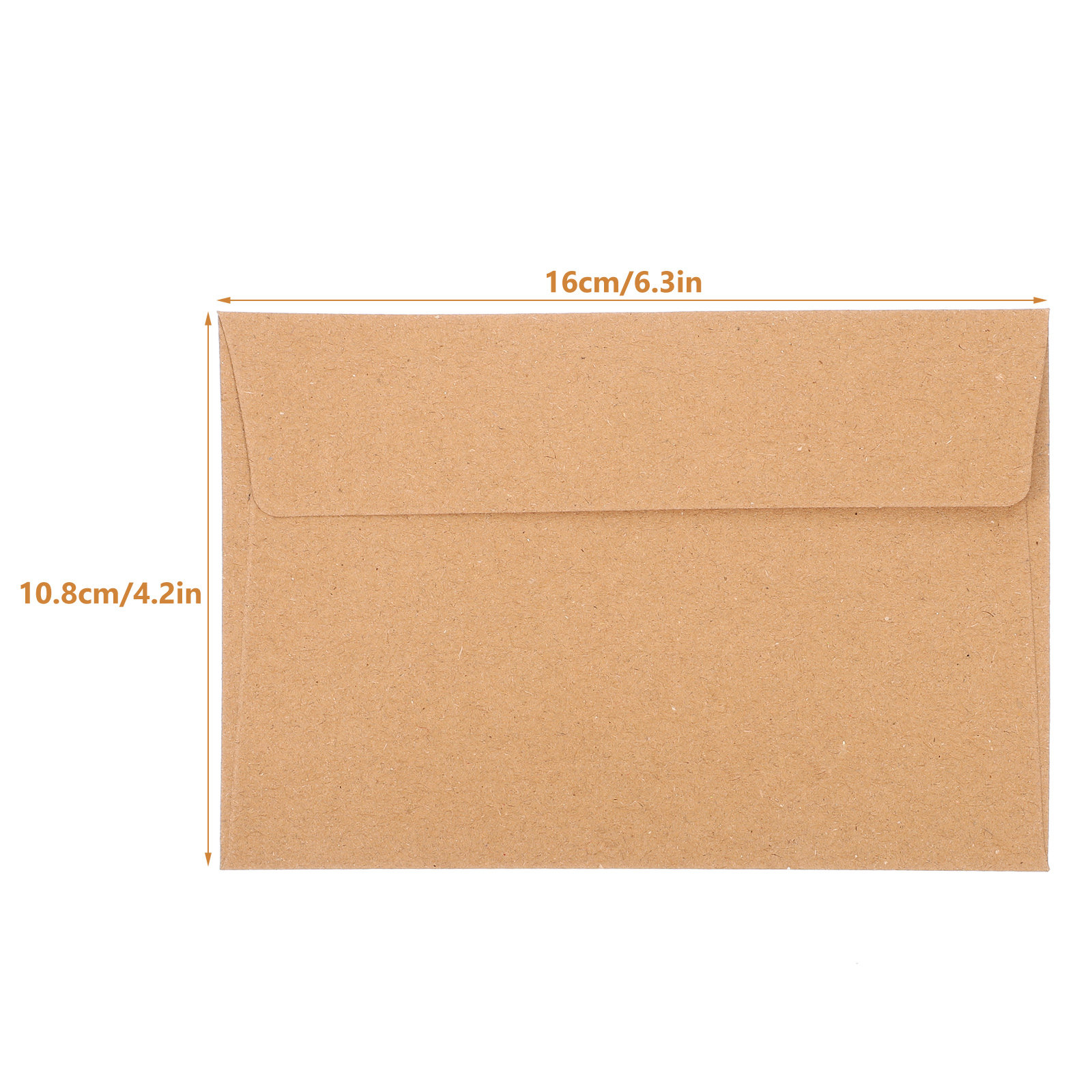 50pcs Invitation Card Envelope - Letter Envelope Kraft recension och pris