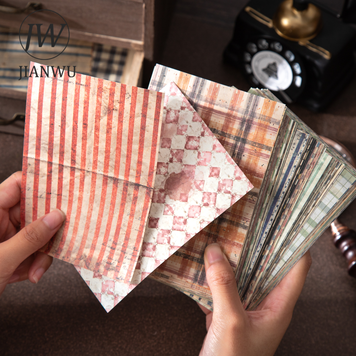 JIANWU Time Weave Patterns Ser - Graph Paper Pad recension och pris