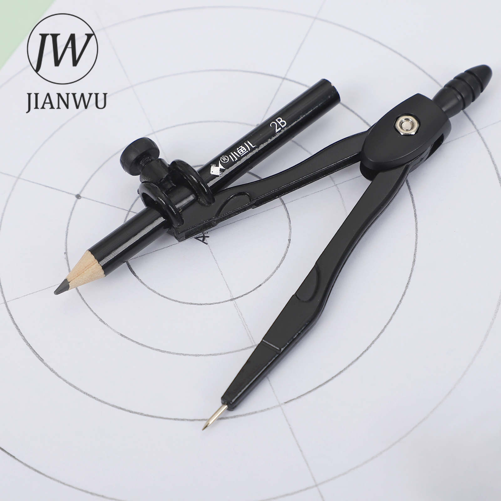 JIANWU Black Metal Compass Geo - Compass Geometry Set recension och pris