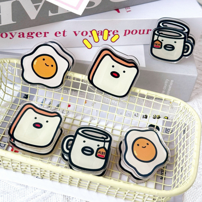 1pc Cute Toast Fried Egg Tea C - Stationery Warehouse recension och pris