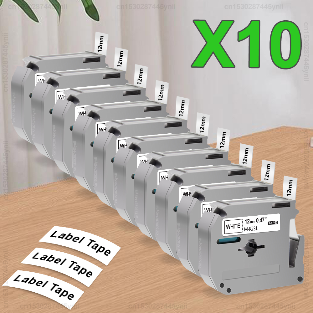 5/10Pcs M-K231 Compatible Brot - Label Printer Tape recension och pris