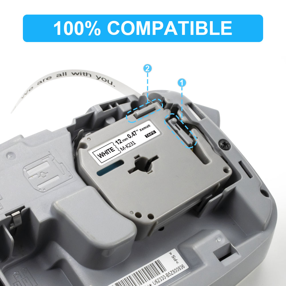 5/10Pcs M-K231 Compatible Brot - Label Printer Tape recension och pris