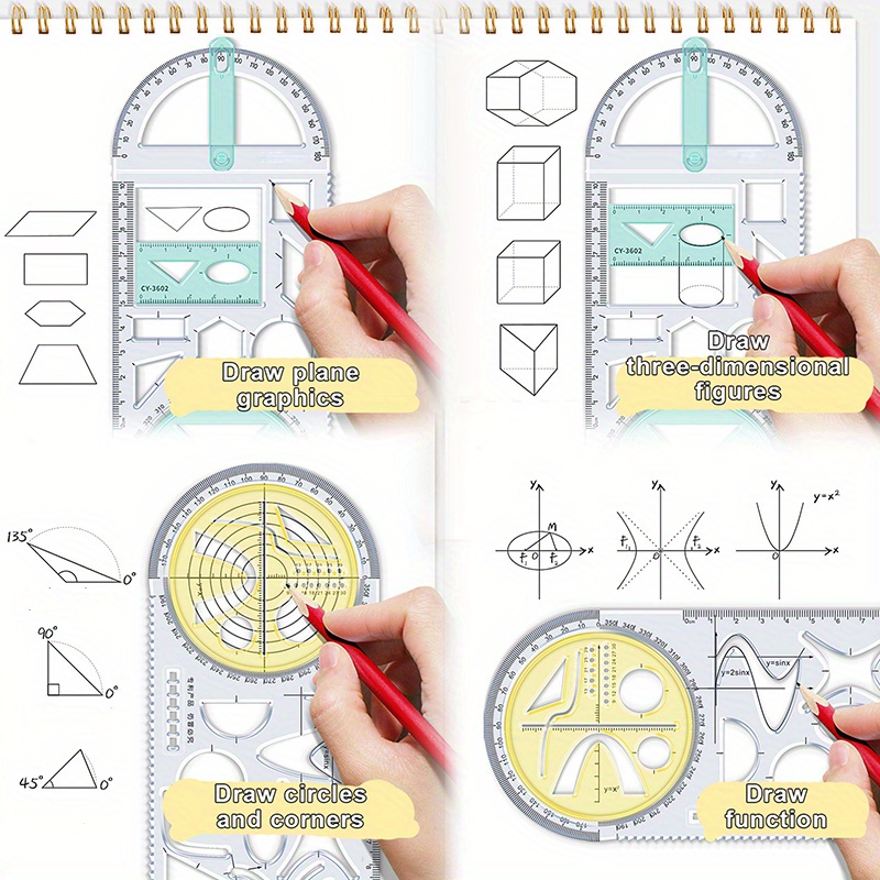For School Multifunctional Pri - Compass Geometry Set recension och pris