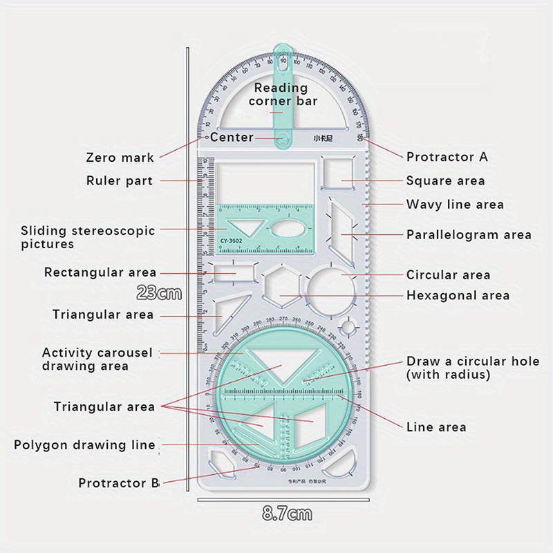 For School Multifunctional Pri - Compass Geometry Set recension och pris
