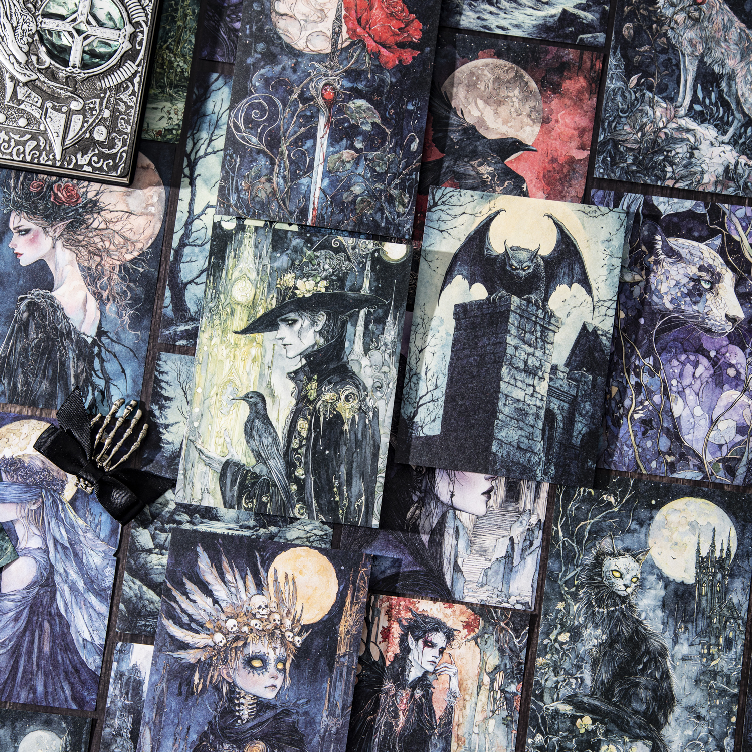 30sheets/bag Gothic Dark Fanta - Cardstock Paper Pack recension och pris