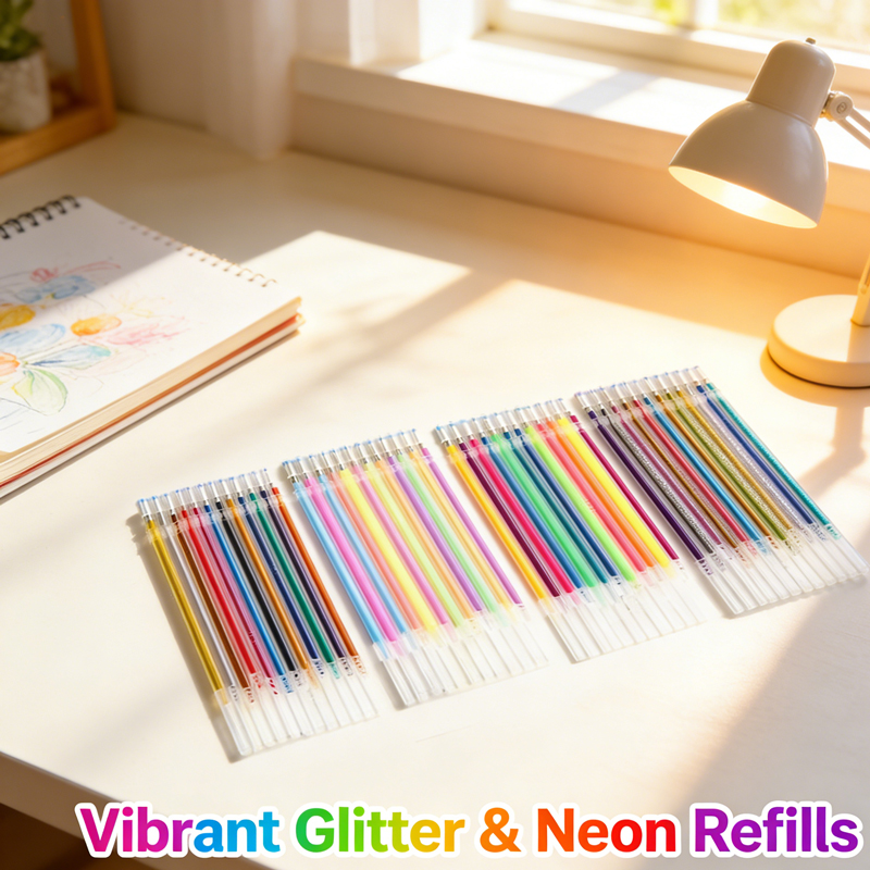 12-100 Color Gel Pen Refills S - Gel Ink Pen Set recension och pris