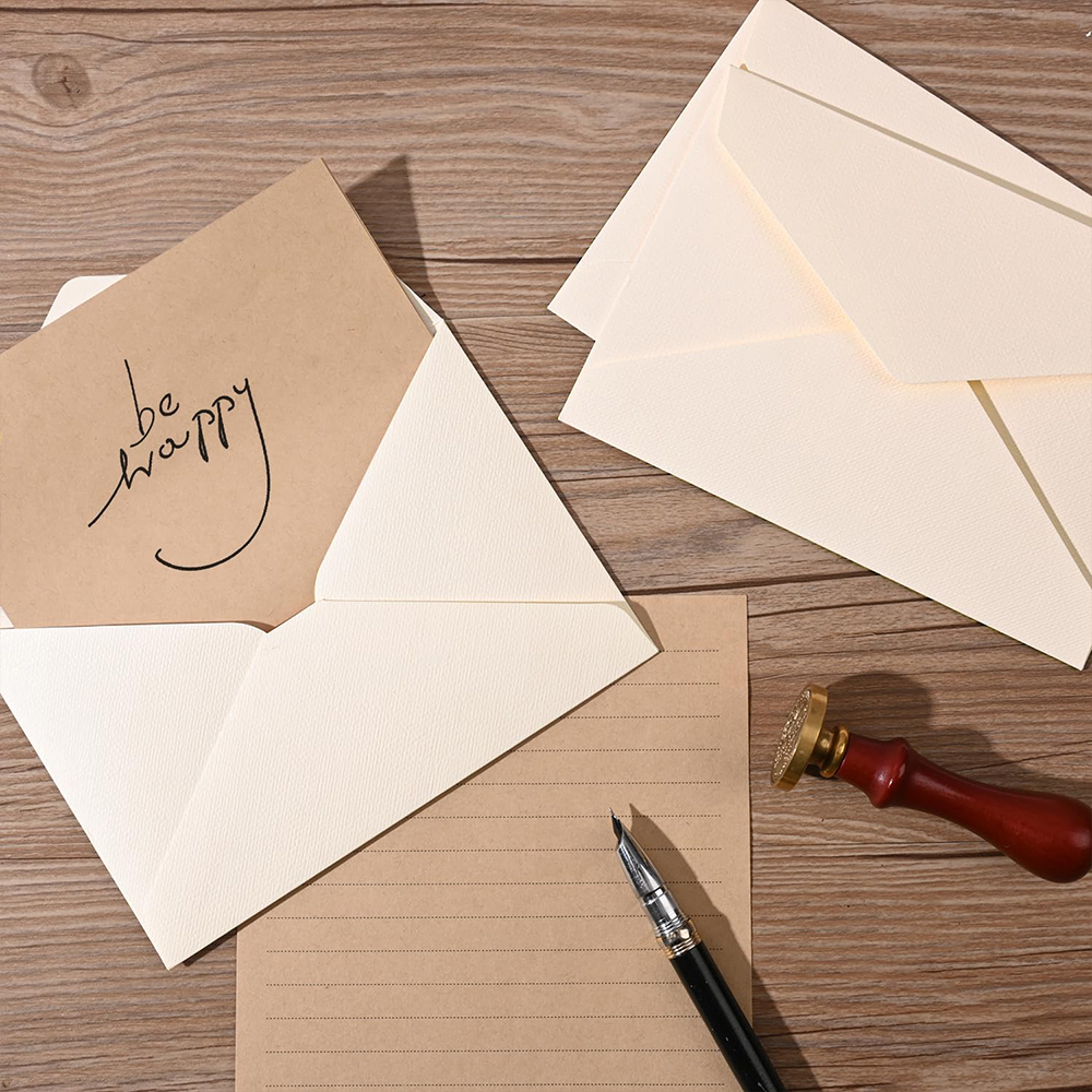 Stationery Set with Envelopes  - Letter Envelope Kraft recension och pris
