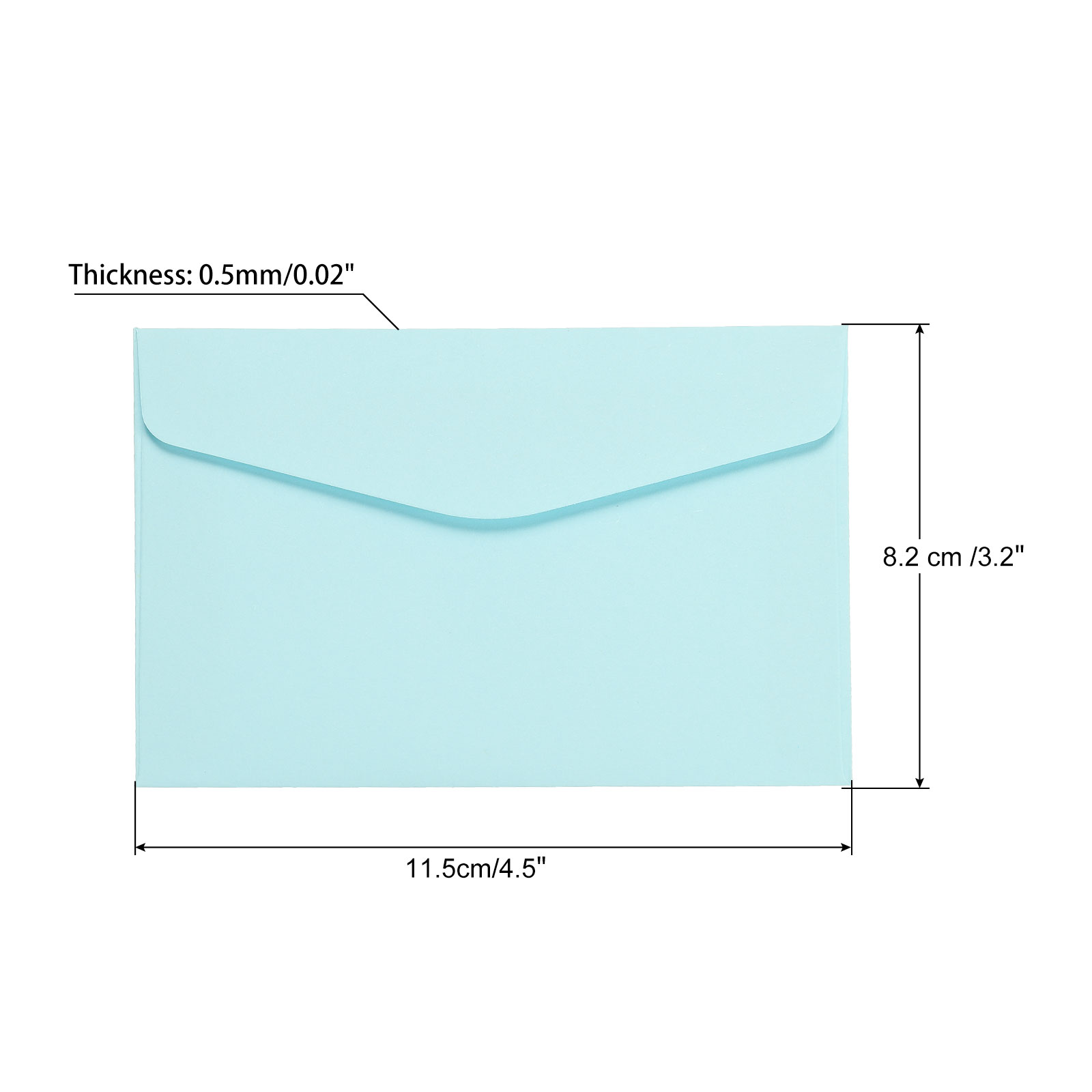 60Pcs Mini Envelopes 4.5 x 3.2 - Letter Envelope Kraft recension och pris