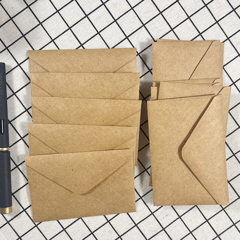 50pcs Kraft Brown Paper Envelo - Letter Envelope Kraft recension och pris