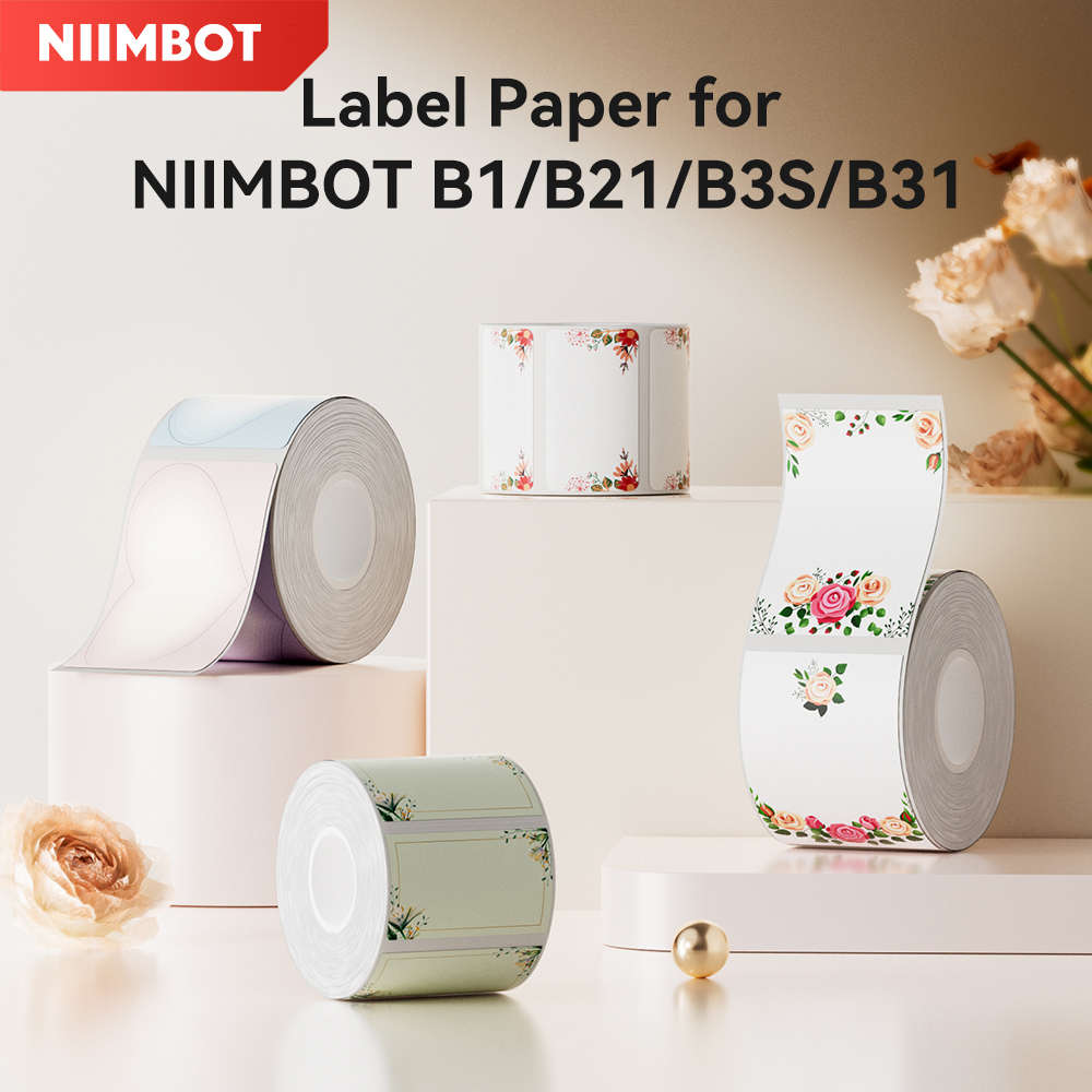 1 Roll NIIMBOT Thermal Color L - Label Printer Tape recension och pris